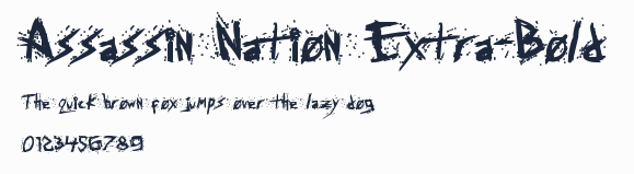Assassin Nation Extra-Bold預覽圖