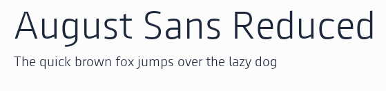 August Sans Reduced預覽圖