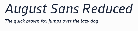 August Sans Reduced預覽圖