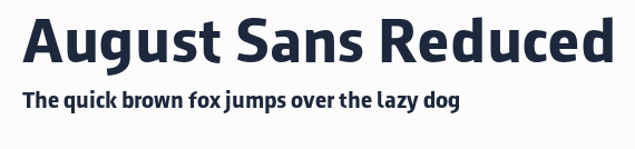 August Sans Reduced預覽圖