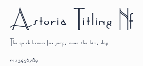 Astoria Titling Nf預覽圖