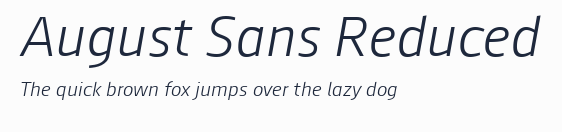 August Sans Reduced預覽圖