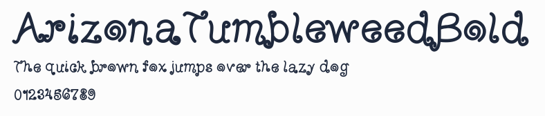 ArizonaTumbleweedBold預覽圖