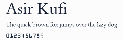 Asir Kufi預覽圖