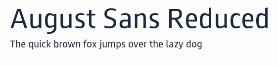 August Sans Reduced預覽圖