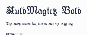 AuldMagick Bold預覽圖