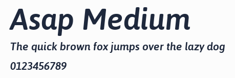 Asap Medium預覽圖