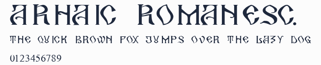 Arhaic Romanesc.預覽圖