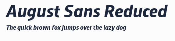 August Sans Reduced預覽圖