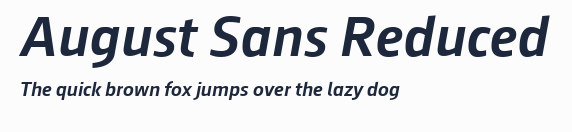 August Sans Reduced預覽圖