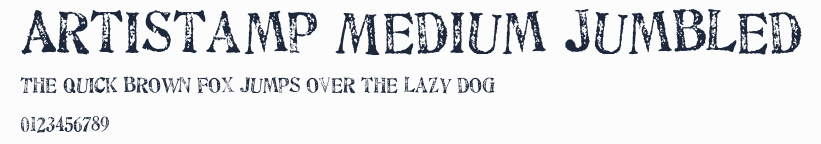 Artistamp Medium Jumbled預覽圖