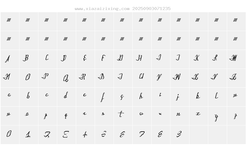 字符映射圖