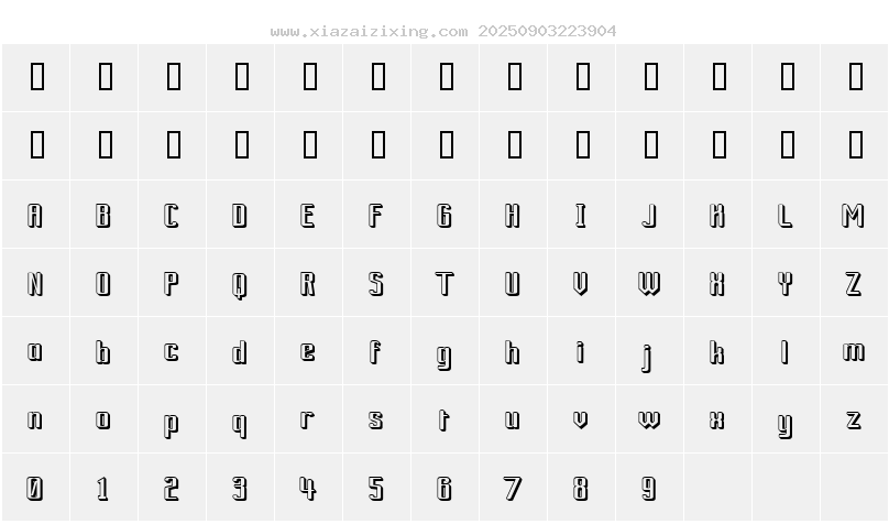 字符映射圖