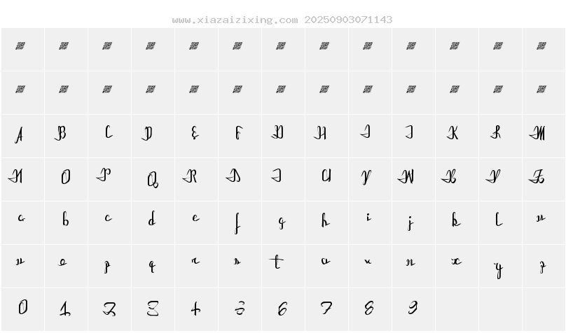 字符映射圖