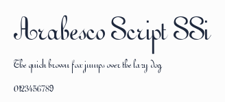 Arabesco Script SSi預覽圖