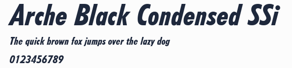 Arche Black Condensed SSi預覽圖