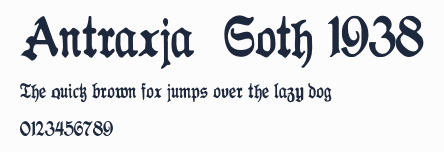 Antraxja Goth 1938預覽圖
