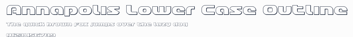 Annapolis Lower Case Outline預覽圖