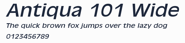 Antiqua 101 Wide預覽圖