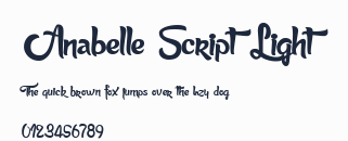 Anabelle Script Light預覽圖