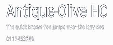 Antique-Olive HC預覽圖