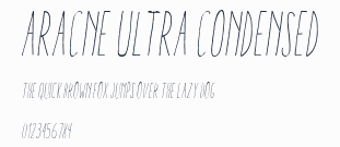 Aracne Ultra Condensed預覽圖