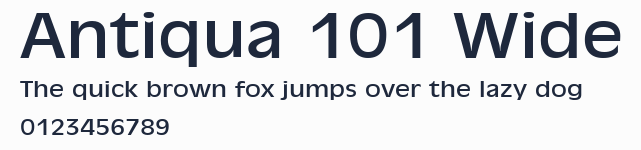 Antiqua 101 Wide預覽圖