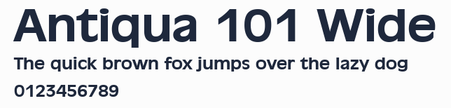 Antiqua 101 Wide預覽圖