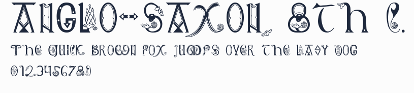 Anglo-Saxon, 8th c.預覽圖