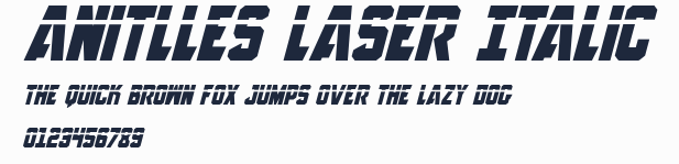 Anitlles Laser Italic預覽圖