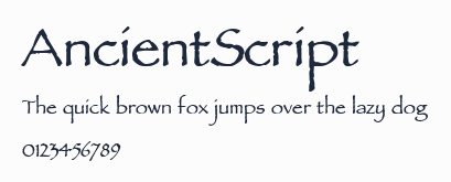 AncientScript預覽圖
