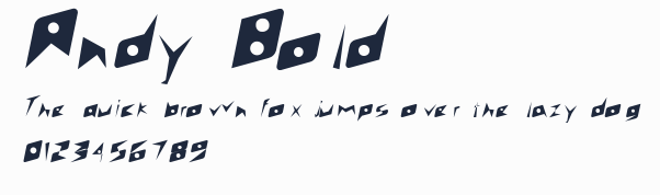 Andy Bold預覽圖