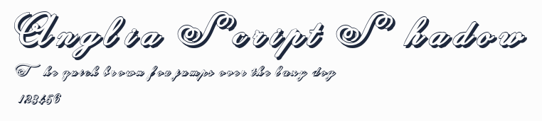 Anglia Script Shadow預覽圖
