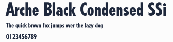 Arche Black Condensed SSi預覽圖