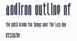 Andiron Outline NF預覽圖