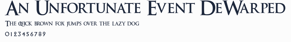 An Unfortunate Event DeWarped預覽圖