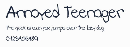 Annoyed Teenager預覽圖