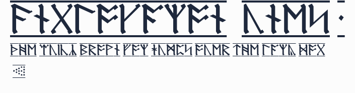 AngloSaxon Runes-1預覽圖