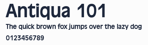 Antiqua 101預覽圖