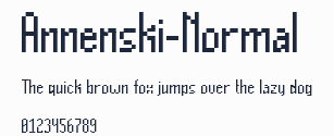 Annenski-Normal預覽圖