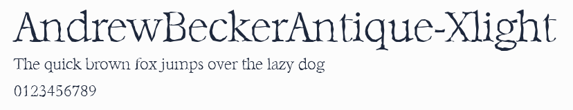 AndrewBeckerAntique-Xlight預覽圖