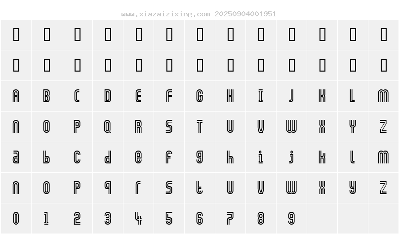 字符映射圖