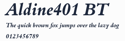 Aldine401 BT預覽圖