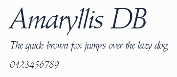 Amaryllis DB預覽圖