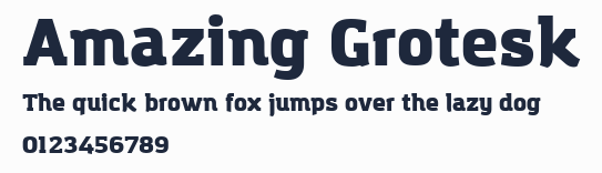 Amazing Grotesk預覽圖