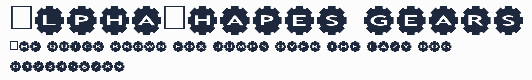AlphaShapes gears預覽圖