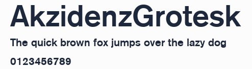 AkzidenzGrotesk