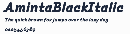 AmintaBlackItalic預覽圖