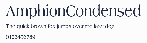 AmphionCondensed預覽圖