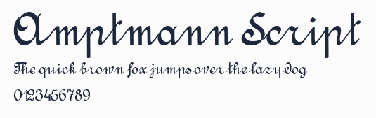 Amptmann Script預覽圖